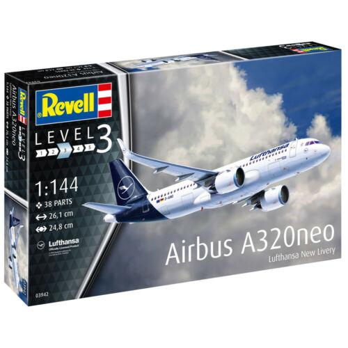 Revell Airbus A320neo Lufthansa 1:144 makett utasszállító repülő (03942)