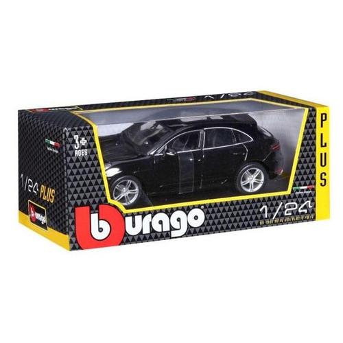 Fém autó Porsche Macan fekete 1:24 Bburago
