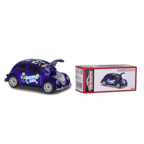 Majorette Fém kisautó VW Beetle Summertime lila
