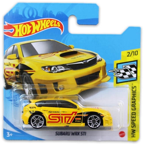 Mattel Hot Wheels fém kisautó Subaru WRX STI