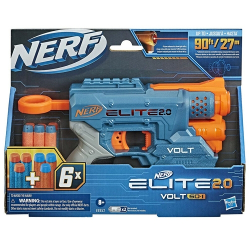 NERF Elite 2.0 Volt SD-1 szivacslövő pisztoly 6 lövedékkel infra célzóval
