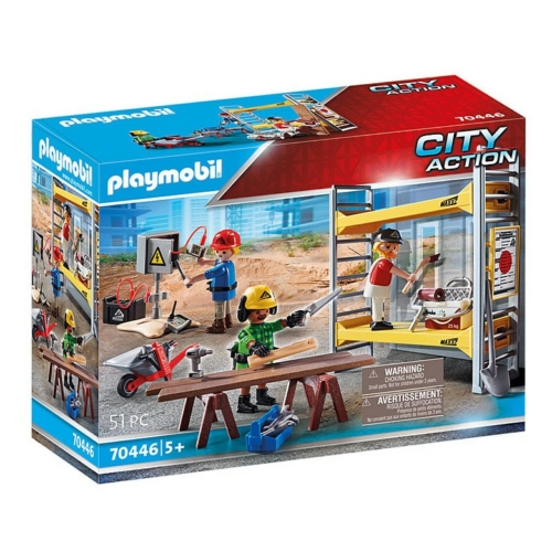 Playmobil City Action Építkezés szett 51 db-os - 70446