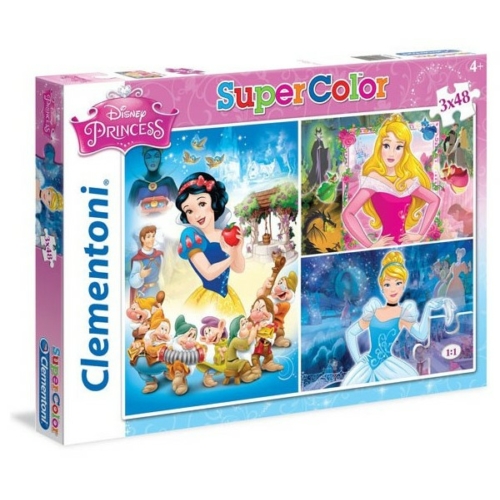 Puzzle Disney hercegnők 3x48 db-os Clementoni