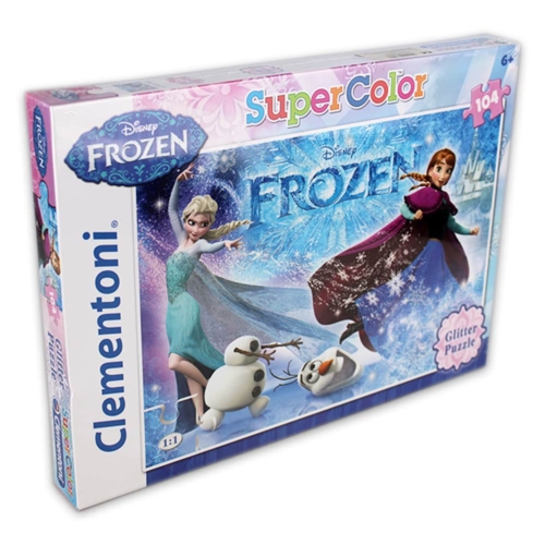 Puzzle Frozen glitter 104 db-os Clementoni