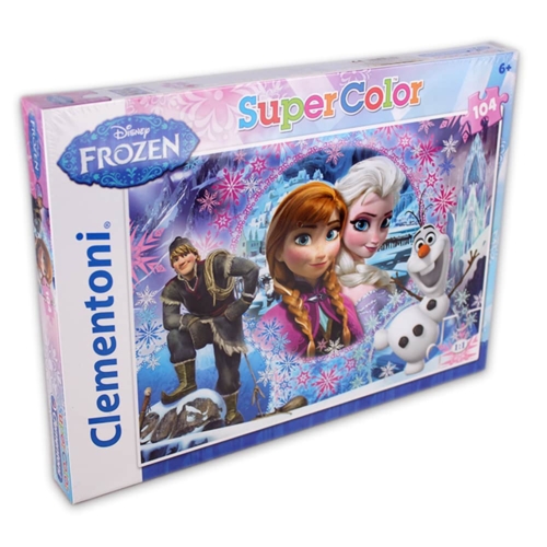 Puzzle Frozen kollázs 104 db-os Clementoni