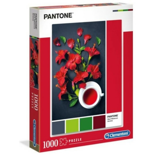 Puzzle Pantone Vörös Hibiscus Aroma 1000 db-os Clementoni