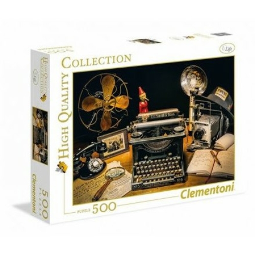 Puzzle antik írógép 500 db-os Clementoni