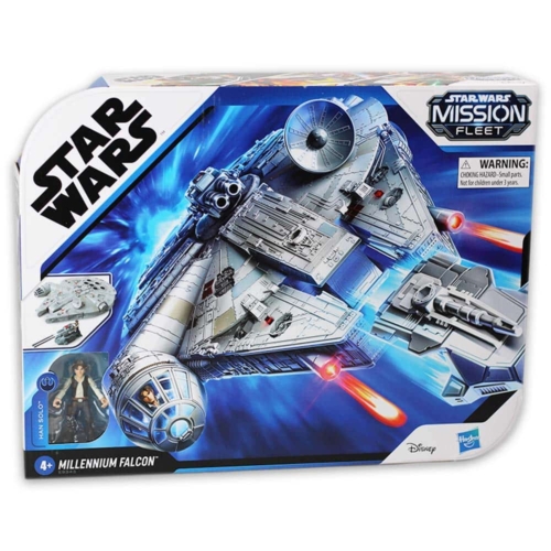 Star Wars Millennium Falcon műanyag űrhajó Han Solo figurával