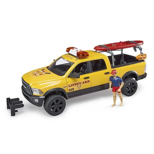 Bruder RAM 2500 Power Wagon vízimentő autó kiegészítőkkel, fény és hangmodullal (02506)