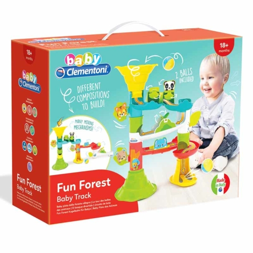 Clementoni Baby Fun Forest vidám erdőlakós babapálya játékszett