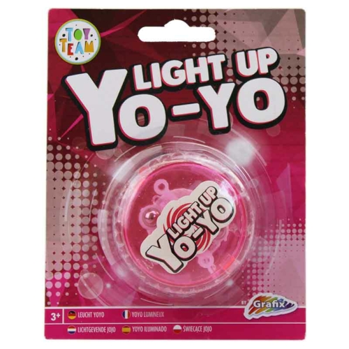 Grafix Toy Team Light up Yo-yo műanyag rózsaszín