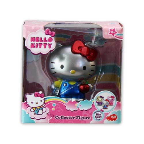 Hello Kitty fém játékfigura kék 6 cm