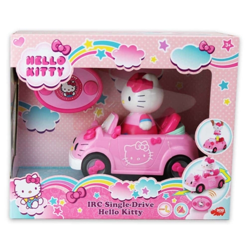 Dickie Toys Hello Kitty IRC Single Drive távirányítós autó figurával műanyag