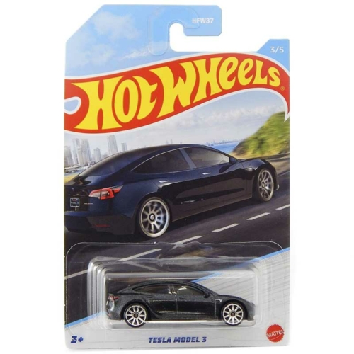 Mattel Hot Wheels fém kisautó Tesla Model 3