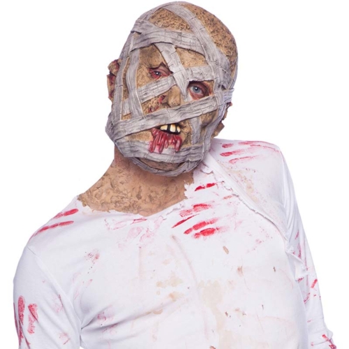 Halloween horror múmia álarc latex