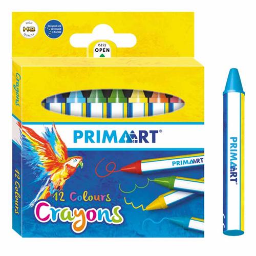 Prima Art színes zsírkréta 12 db-os