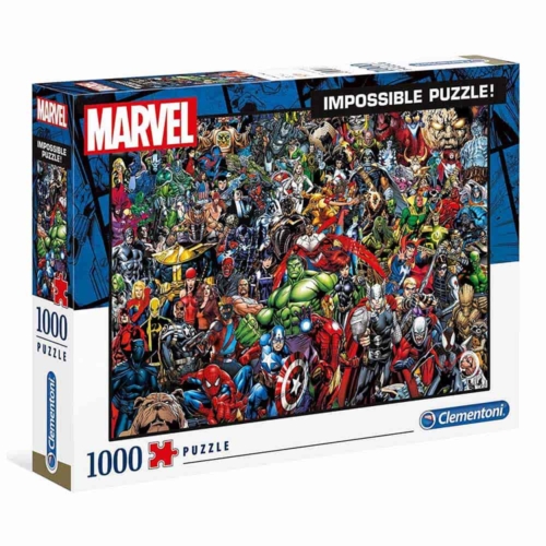 Puzzle Impossible Marvel karakterek 1000 db-os Clementoni (39411)