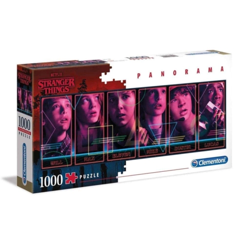 Puzzle Stranger Things Panoráma 1000 db-os Clementoni