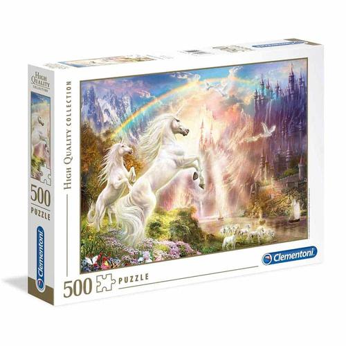 Puzzle Unikornisok naplementében 500 db-os Clementoni