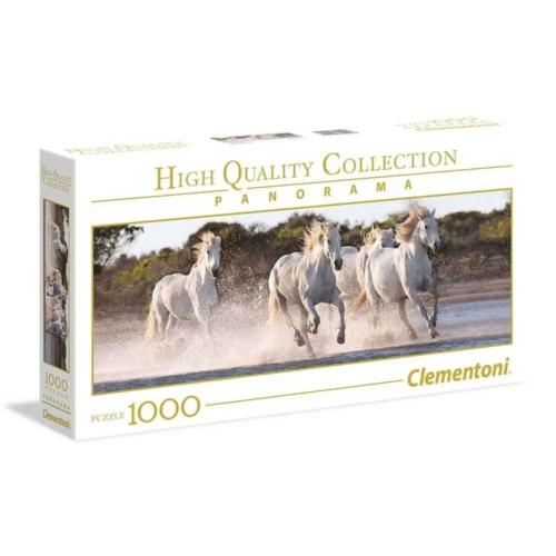 Puzzle Vágtató lovak Panoráma 1000 db-os Clementoni