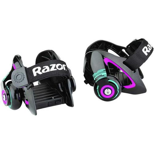 Razor Jetts Heel Wheels szikrázó görgős sarkantyú cipőre pink