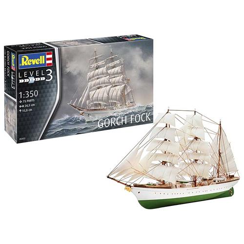 Revell Gorch Fock 1:350 makett hajó (05432)