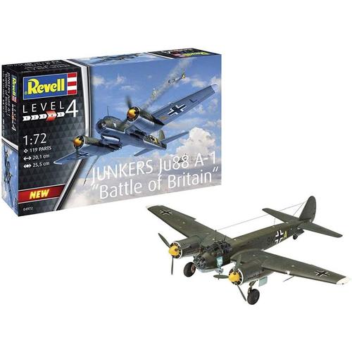 Revell Junkers Ju88 A-1 Battle of Britain 1:72 makett repülő (04972)