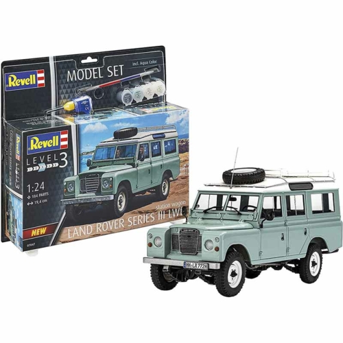 Revell Land Rover Series III makett autó készlet festékkel és kiegészítőkkel 1:24 (07047)