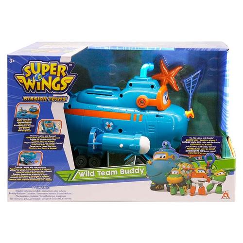 Super Wings Wild Team Buddy Willy játékszett hanggal és fénnyel