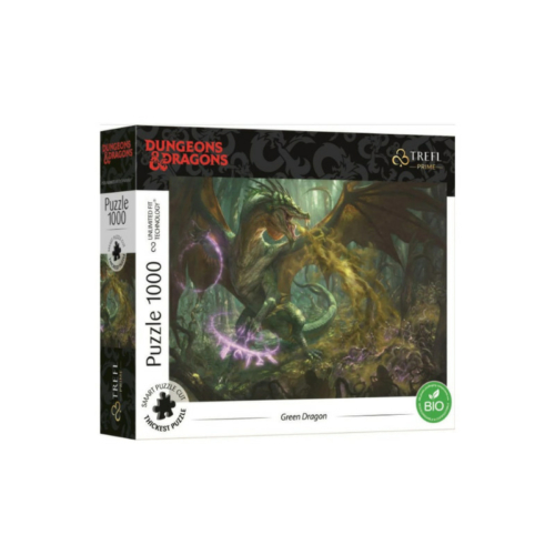 Puzzle Dungeon & Dragongs A zöld sárkány 1000 db-os Trefl Prime