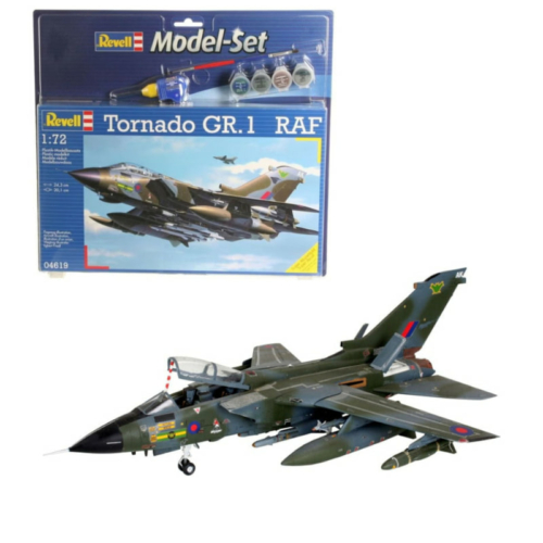 Revell Tornado GR.1 RAF 1:72 makett repülőgép készlet festékkel és kiegészítőkkel (04619)