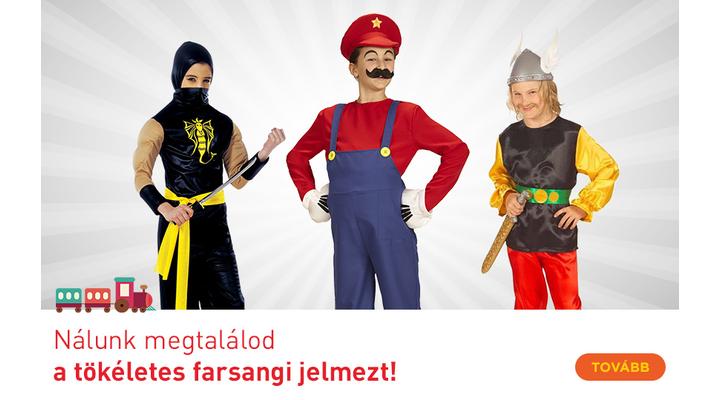 A Te gyermeked minek öltözik farsangkor?